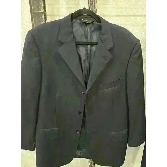 Men’s Baroni Italy 100% Wool suits 42r - Picture 4 of 15